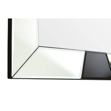 Orsina Milania Bevelled Wall Mirror | Black and White Modern Design