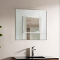 Orsina Avelene Square Wall Mirror – Silver Bevelled Glass Decor