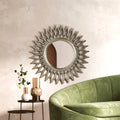 Orsina Styro Wall Mirror – Champagne Gold Bevelled Polyresin Frame