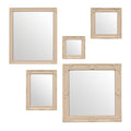 Orsina Brussels Baroque Mirrors - Set of 5 Ornate Cream Wall Decor