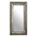 Orsina Elementary Antique Grey Wall Mirror – Full-Length Scrollwork