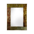 Orsina Deco Antique Gold Wall Mirror – Stepped Frame Decorative Mirror