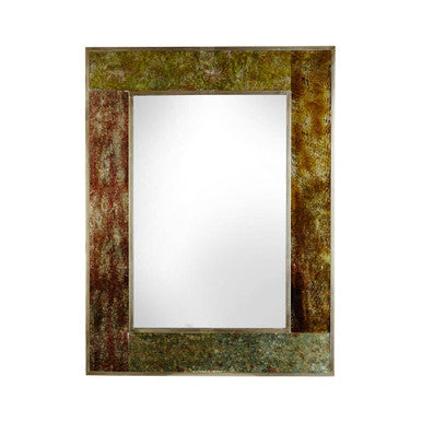 Orsina Deco Antique Gold Wall Mirror – Stepped Frame Decorative Mirror