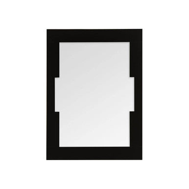 Orsina Osaka Wall Mirror – Black Rectangular Geometric Modern Mirror