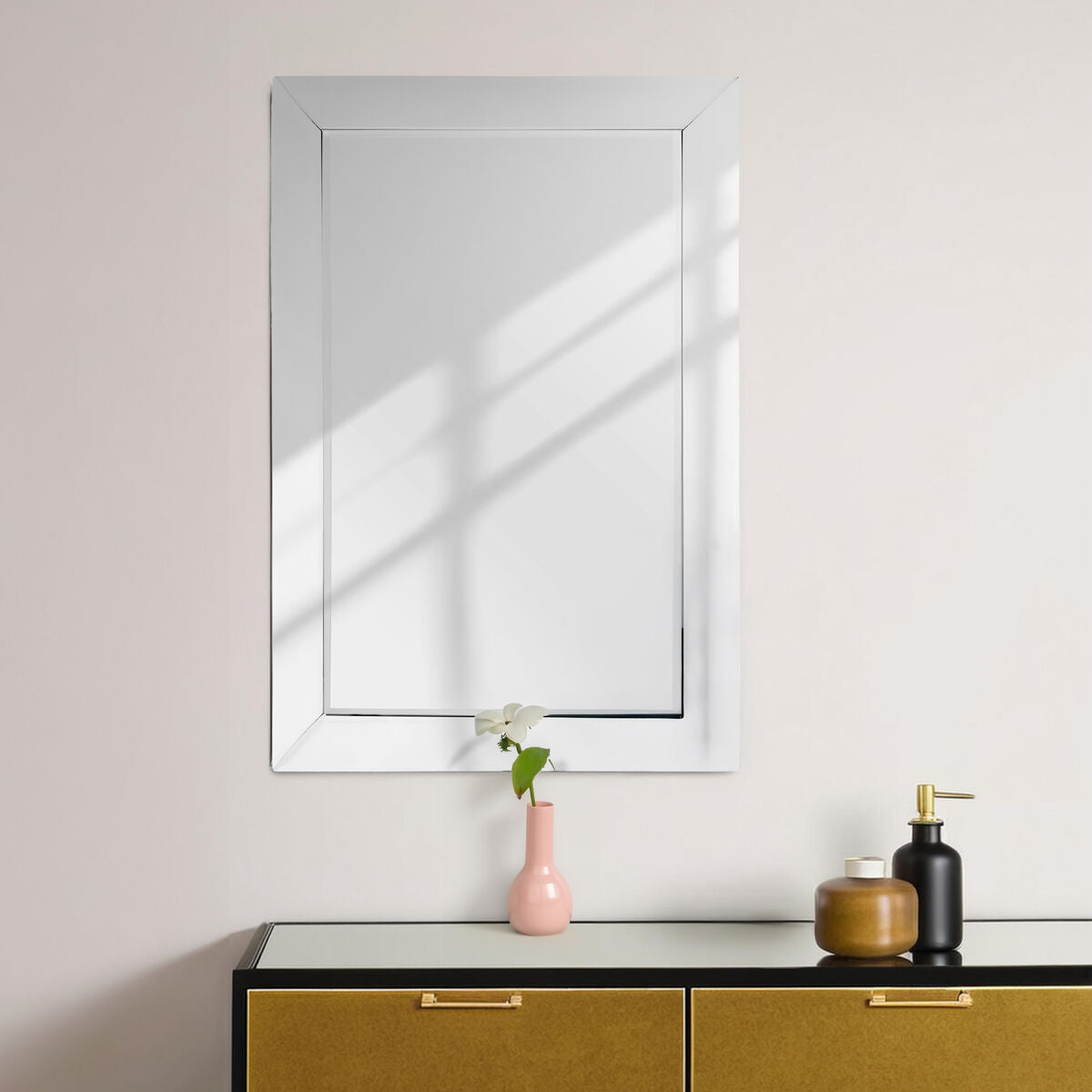 Orsina Avelene Rectangular Wall Mirror – Bevelled Glass Mirror