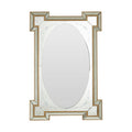 Orsina Lulu Antique Gold and Silver Rectangular Wall Mirror