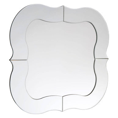 Orsina Katelyn Silver Rounded Wall Mirror – Large Decorative Glass