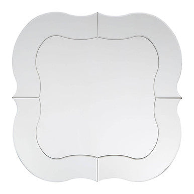 Orsina Katelyn Silver Rounded Wall Mirror – Large Decorative Glass