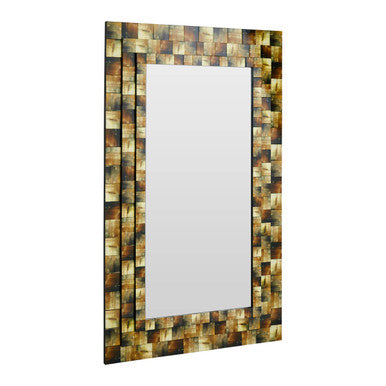 Orsina Horn Wall Mirror – Tiered Faux Horn Frame Decorative Mirror
