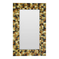 Orsina Horn Wall Mirror – Tiered Faux Horn Frame Decorative Mirror