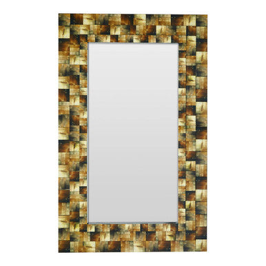 Orsina Horn Wall Mirror – Tiered Faux Horn Frame Decorative Mirror