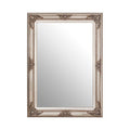 Orsina Brussels Baroque Rectangular Wall Mirror – Antique Silver Grey
