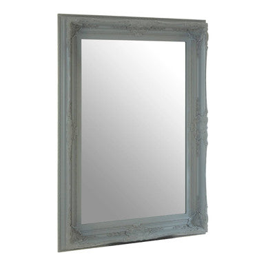 Orsina Brussels Baroque Antique Grey Rectangular Wall Mirror