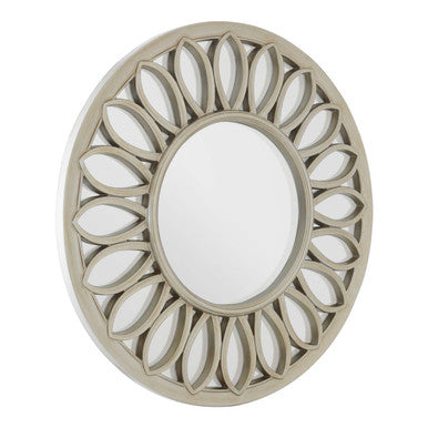 Orsina Serlina Gold Wall Mirror – Sculptural Floral Convex Mirror
