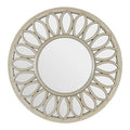 Orsina Serlina Gold Wall Mirror – Sculptural Floral Convex Mirror