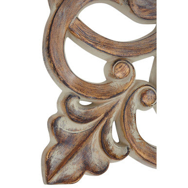 Orsina Sena Wall Mirror – Antique Gold Curved Square Decorative Mirror