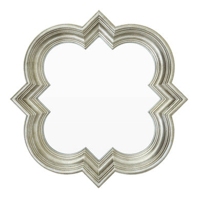 Orsina Simi Wall Mirror – Sculptural Grey Multi-Layered Frame