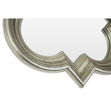 Orsina Simi Wall Mirror – Sculptural Grey Multi-Layered Frame