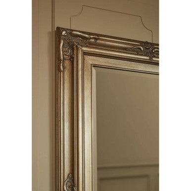 Orsina Sevan Wood Frame Wall Mirror – Gold Finish Decorative Mirror