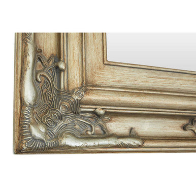 Orsina Sevan Wood Frame Wall Mirror – Gold Finish Decorative Mirror
