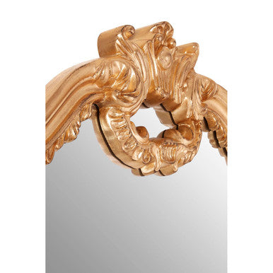 Orsina Grace Gold Wall Mirror – Neoclassical Arched Antique Style