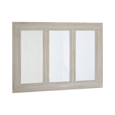 Orsina Gail 3 Panel Wall Mirror | Ash Wood Frame in Weathered Gold