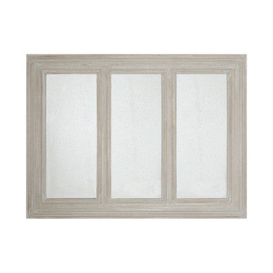 Orsina Gail 3 Panel Wall Mirror | Ash Wood Frame in Weathered Gold