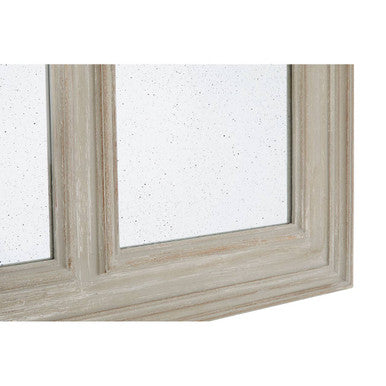 Orsina Gail 3 Panel Wall Mirror | Ash Wood Frame in Weathered Gold