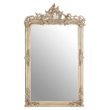 Orsina Gilda Silver Wall Mirror – Neoclassical Ornate Statement Piece