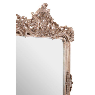 Orsina Gilda Silver Wall Mirror – Neoclassical Ornate Statement Piece