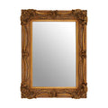 Orsina Sonnet Wall Mirror – Ornate Antique Pewter Decorative Frame
