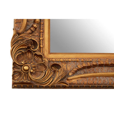 Orsina Sonnet Wall Mirror – Ornate Antique Pewter Decorative Frame