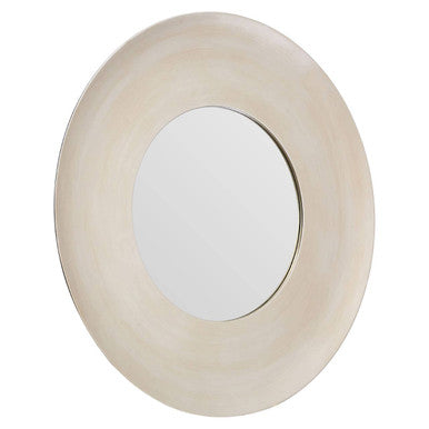 Orsina Champion Round Wall Mirror – Brushed Champagne Finish, 80cm