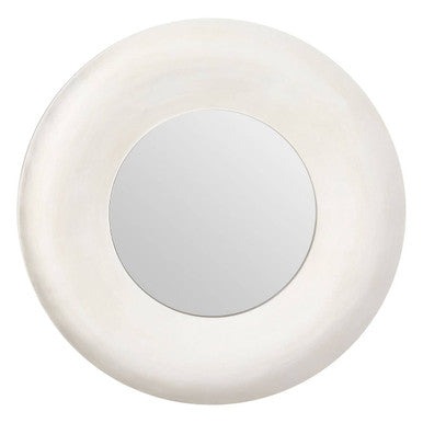 Orsina Champion Round Wall Mirror – Brushed Champagne Finish, 80cm