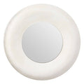 Orsina Champion Round Wall Mirror – Brushed Champagne Finish, 80cm