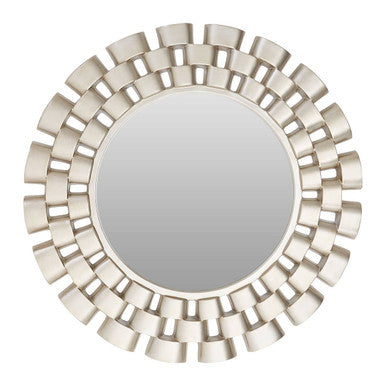 Orsina Tia Champagne Chain Wall Mirror – Sculptural 3-Tier Design
