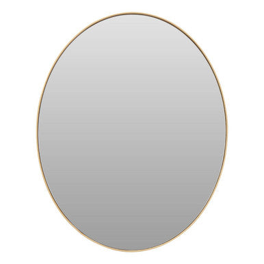Orsina Helen Oval Wall Mirror – Medium Gold Finish Accent Mirror