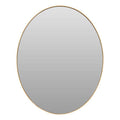 Orsina Helen Oval Wall Mirror – Medium Gold Finish Accent Mirror