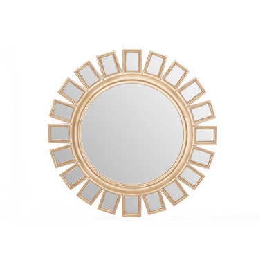 Orsina Inti Wall Mirror – Champagne Bevelled Glass Decorative Mirror