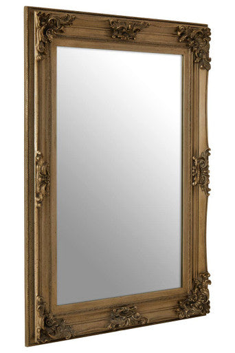 Orsina Antoinette Antique Bronze Wall Mirror – Carved Decorative Frame