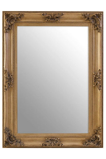 Orsina Antoinette Antique Bronze Wall Mirror – Carved Decorative Frame