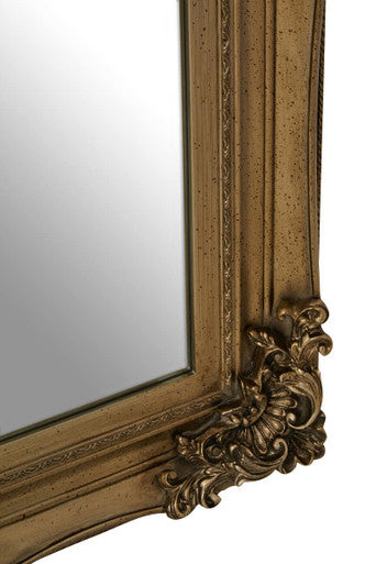 Orsina Antoinette Antique Bronze Wall Mirror – Carved Decorative Frame
