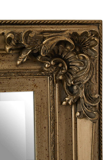 Orsina Antoinette Antique Bronze Wall Mirror – Carved Decorative Frame