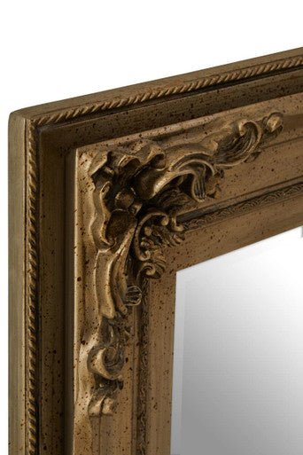 Orsina Antoinette Antique Bronze Wall Mirror – Carved Decorative Frame