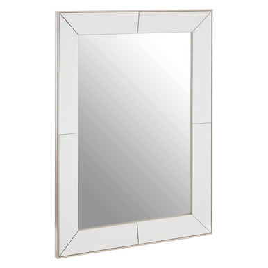 Orsina Mack Wall Mirror – Rectangular Bevelled Glass Minimalist Decor
