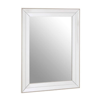 Orsina Susan Rectangular Wall Mirror – Beveled Glass Minimalist Decor