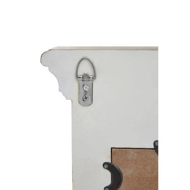 Orsina Virginia Wall Mirror – Cream Wooden Frame with Fir Wood Veneer