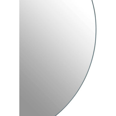 Orsina Athena Large Round Black Wall Mirror – Modern Minimalist