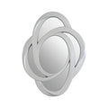 Orsina Opus Silver Elliptical Wall Mirror – Modern Sculptural Design
