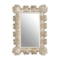 Orsina Sinarge Clamshell Wall Mirror – Champagne Finish Decor